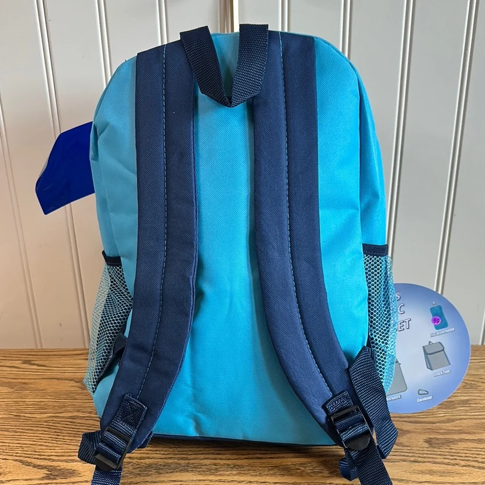 Disney Star Wars Blue and Green Baby Yoda Backpack Set NWT